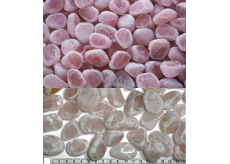 Różowy nabłyszczacz do terapii regeneracyjnej ok. 3 - 4 cm, 1 sztuka, kamień miłości