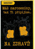 Nekupto Życzenia urodzinowe Piwo 115 x 170 mm