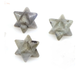 Labradorit merkaba hmatka z kamienia naturalnego 13 mm, kamień transformacji