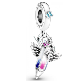 Zawieszka ze srebra próby 925 Kredka - sny przyszłości, charms do bransoletki symbol