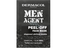 Dermacol Men Agent maska do twarzy peelingująca dla mężczyzn 2 x 7,5 ml