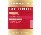 Dermacol Bio Retinol odmładzająca maska przeciwzmarszczkowa 2 x 8 ml