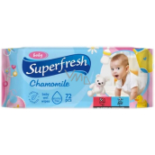 Superfresh Rumianek nawilżające chusteczki dla dzieci 72 sztuk