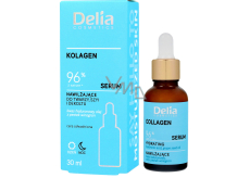 Delia Cosmetics Collagen 96% serum nawilżające do twarzy, szyi i dekoltu z kolagenem 30 ml