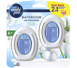 Ambi Pur Bathroom Cotton Flower żelowy odświeżacz powietrza do łazienki 2 x 7,5 ml, duopack