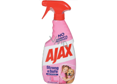 Ajax Strong & Safe Uniwersalny środek czyszczący w sprayu z aromatem imbiru i yuzu 500 ml