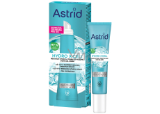 Astrid Hydro X-Cell oční żel krem przeciwko obrzękom i ciemnym kółom pod oczami 15 ml
