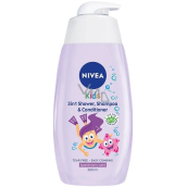 Nivea Kids Magic berry scent 3w1 żel pod prysznic + szampon + odżywka dla dziewczynek 500 ml