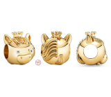 Charm Srebrny 925 Kóń jest siódmym zwierzęciem w 12-letnim cyklu chińskiego zodiaku, koralik na bransoletkę