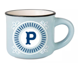 Albi Espresso kubek - litera P 45 ml