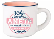Albi Espresso kubek Aneta - Zawsze ujmująca, czaruje swoim urokiem i humorem 45 ml