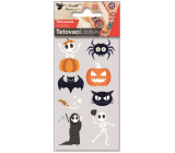 Tatuaże tymczasowe Halloween szkielet 6 x 10 cm