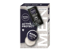 Nivea Men Active Protect krem nawilżający 75 ml + Nivea Active Clean żel pod prysznic 250 ml, zestaw kosmetyczny dla mężczyzn