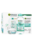 Garnier Hyaluronic Aloe woda micelarna + serum do twarzy + maska tkaninowa rewitalizująca, zestaw kosmetyczny dla kobiet