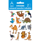 Naklejki wodoodporne dla dzieci - Zwierzęta świata 1040 0406