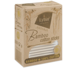 Lybar Original Natural Bamboo vatové tyčinky papírová krabička 200 kusů