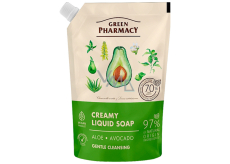 Green Pharmacy Aloe a avokádo tekuté mýdlo náhradní mýdlo 460 ml