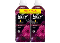 Lenor Diamond Figs & Lotus Flower koncentrovaná aviváž 2 x 47 dávek 2 x 987 ml, duopack