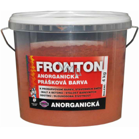 Fronton prášková barva do stavebních směsí malt a betonů, 0847 tmavě červená, 4 kg Fronton prášková barva do stavebních směsí malt a betonů, 0847 tmavě červená, 4 kg