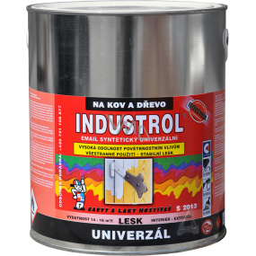 Industrol S2013 univerzál lesk vrchní barva na kov a dřevo, 1000 bílá, 2,5 l Industrol S2013 univerzál lesk vrchní barva na kov a dřevo, 1000 bílá, 2,5 l