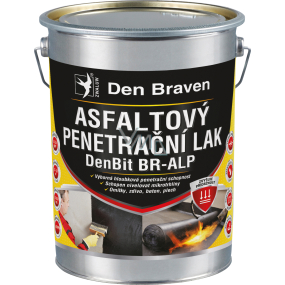 Den Braven DenBit BR-ALP asfaltový penetrační lak, 9 kg Den Braven DenBit BR-ALP asfaltový penetrační lak, 9 kg
