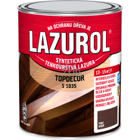 Lazurol Topdecor S1035 tenkovrstvá lazura na dřevo T083 višeň, 750 ml Lazurol Topdecor S1035 tenkovrstvá lazura na dřevo T083 višeň, 750 ml