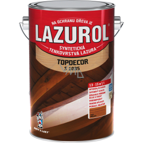 Lazurol Topdecor S1035 tenkovrstvá lazura na dřevo T027 meranti, 4,5 l Lazurol Topdecor S1035 tenkovrstvá lazura na dřevo T027 meranti, 4,5 l