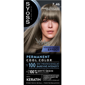 Syoss Barva na vlasy chladná střední blond 7_46, 50ml Syoss Barva na vlasy chladná střední blond 7_46, 50ml