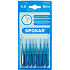 Spokar Mini velikost 0,6 mm mezizubní kartáčky, držadlo, sada 8 kusů