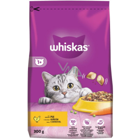 Whiskas Dry granule plněné kuřecím masem 300 g