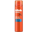 Gillette Fusion Ultra Nawilżający żel do golenia dla mężczyzn 200 ml