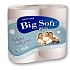 Big Soft Clasic White toaletní papír 2 vrstvý 4 x 200 útržků