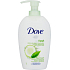 Dove Go Fresh Touch Okurka & Zelený čaj tekuté mýdlo s dávkovačem 250 ml