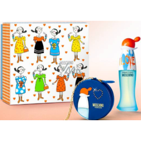 Moschino I Love Love toaletní voda 50 ml + peněženka na drobné, dárková sada