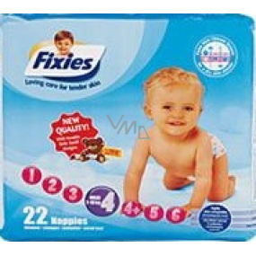 Fixies Active Life 4 Maxi 7 - 18 kg plenkové kalhotky 22 kusů