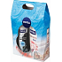 Nivea Kazpure sprchový gel 250 ml + antiperspirant sprej 150 ml, pro ženy kosmetická sada
