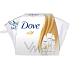 Dove Silk deodorant sprej 150 ml + sprchový gel 250 ml + tělové mléko 250 ml + taška, kosmetická sada