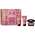 Versace Crystal Noir toaletní voda 50 ml + sprchový gel 50 ml + tělové mléko 50 ml, dárková sada