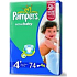 Pampers Active Baby 4 Maxi Plus 9-20 kg plenkové kalhotky 74 kusů