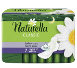 Naturella Classic Night podpůrné vložky s heřmánkem 7 kusů