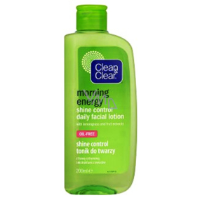 Clean & Clear Morning Energy čisticí pleťová voda zmatňující 200 ml