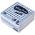 Big Soft Decor papírové ubrousky 1 vrstvé 33 x 33 cm 50 kusů modré
