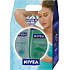 Nivea Fitness Fresh sprchový gel 250 ml + antiperspirant sprej 150 ml, pro ženy kosmetická sada