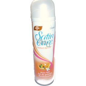 Gillette Satin Care Meruňka gel na holení pro ženy 200 ml