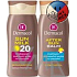 Dermacol Sun Milk SPF20 voděodolné mléko na opalování + After Sun Balm 200 ml, kosmetická sada