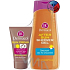 Dermacol Sun SPF50 voděodolný ochranný krém na opalování 50 ml + sprchový gel 250 ml, kosmetická sada