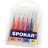 Spokar Mix mezizubní kartáčky sada velikosti: 0,4 - 2 kusy, 0,5 - 2 kusy, 0,6 - 1 kus, 0,7 - 1 kus