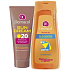 Dermacol Sun SPF20 Sunshine shower gel 250 ml + Sun Cream na opalovaní 75 ml, kosmetická sada