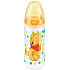 Nuk Disney First Choic láhev plastová kojící 300ml silikonová savička 0-6 měsíců