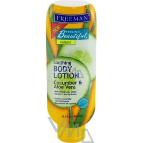 Freeman Feeling Beautiful Okurka a Aloe Vera Zjemňující tělové mléko 400 ml